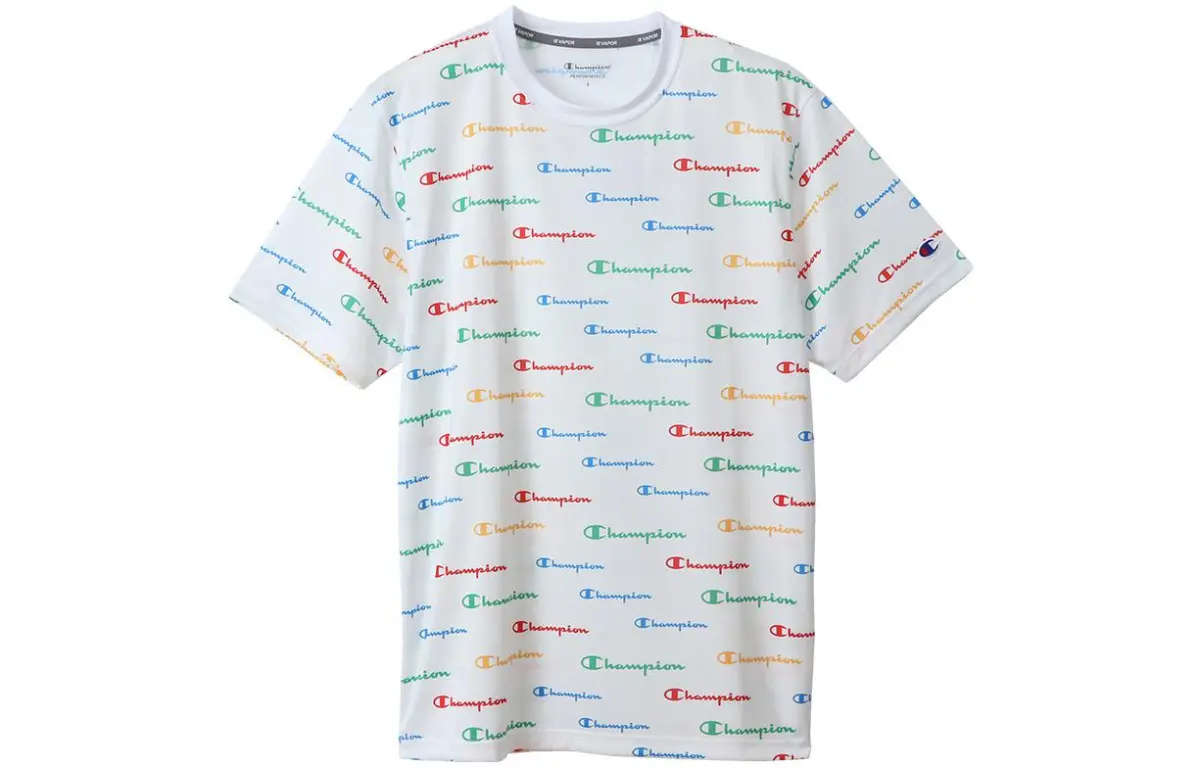 Champion Crew Neck Fitted Straight Fit Short Sleeved T Shirt Japan Version Men's