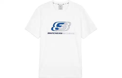 Skechers Colorful T Shirt Men's Bright White
