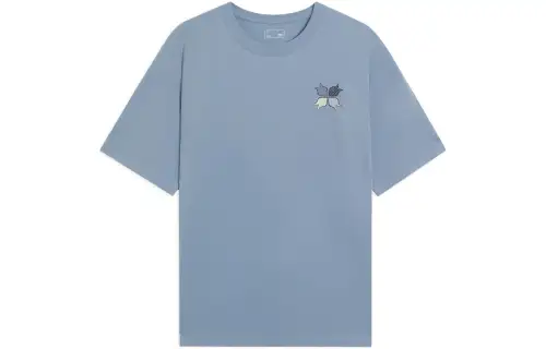 Li Ning Sports Trendy Collection T Shirt Unisex Blue