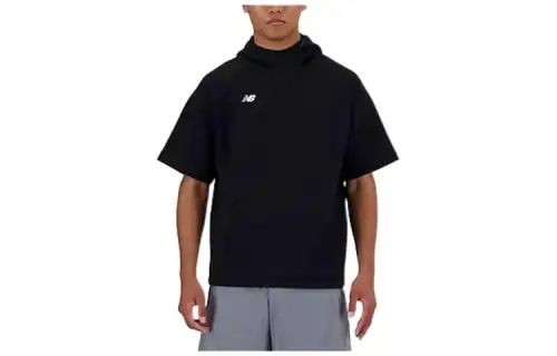 New Balance Fleece BP Hoodie T Shirt Men's Black