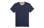 Timberland T Shirts Men's Dark Blue V Neck Moderate Straight Fit