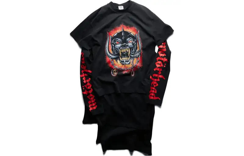 Vetements Motorhead Layered T Shirt Dress
