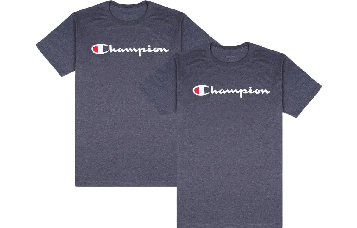 Champion T Shirt Unisex 2 Piece Set Dark Gray