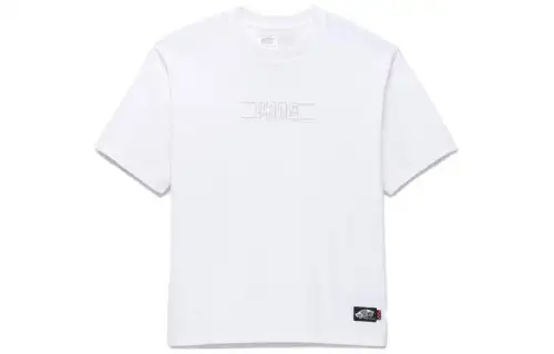 Vans T Shirts Men's White Crew Neck Moderate Straight Fit