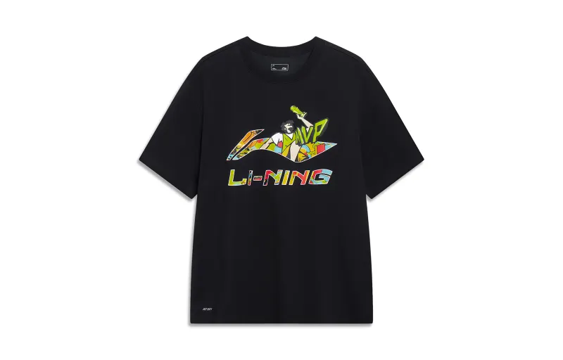 Li Ning Sports Life Collection T Shirt Men's Black
