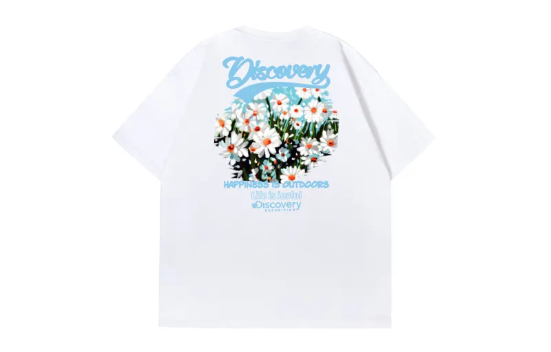Discovery Expedition Cotton short sleeve T-shirt for men and women, print