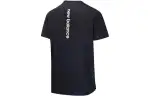 New Balance T Shirts Men's Black Crew Neck Moderate Straight Fit
