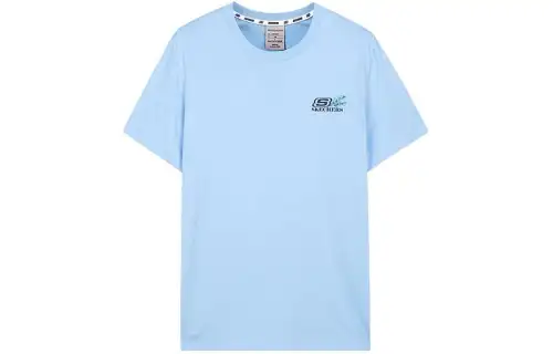 Skechers T Shirt Unisex Cerulean Sky