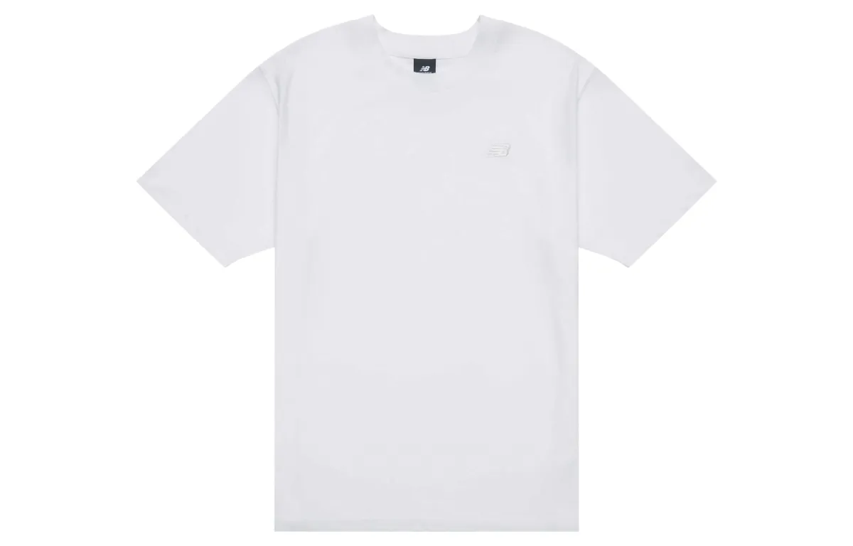 New Balance Short Sleeved NB 100% Cotton T Shirt Men's White