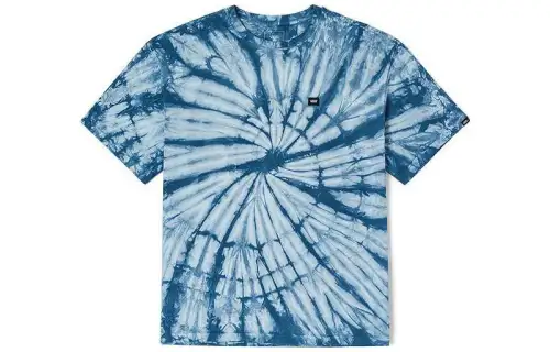 Vans Drop Shoulder Sleeve T-Shirt Unisex Dark Blue