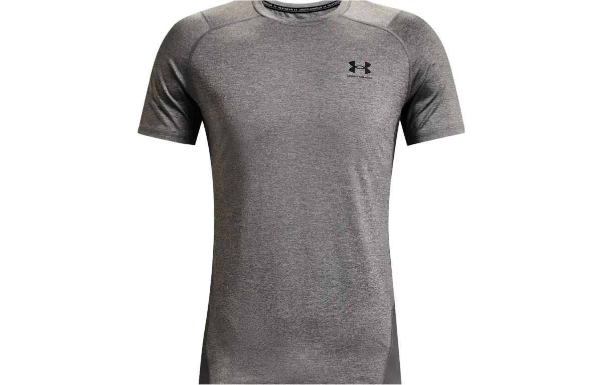 Under Armour T-Shirts Men's Gray Crew Neck Moderate
