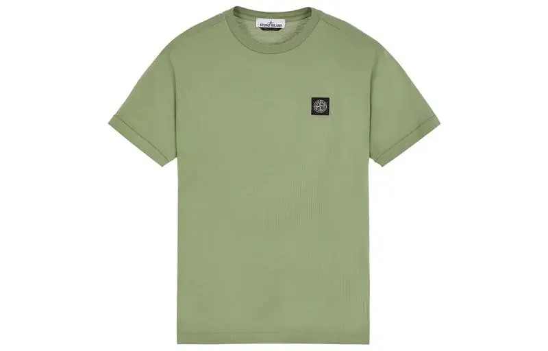 Stone Island logo-patch short-sleeved T-shirt