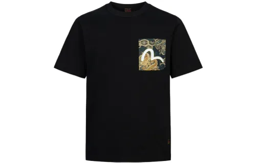 EVISU T Shirts Men's Crew Neck Moderate Straight Fit