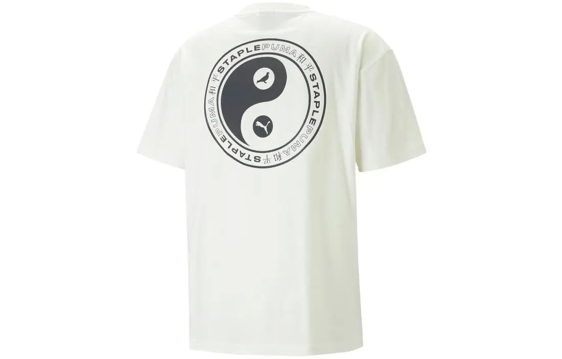 PUMA x STAPLE Set in Sleeve T Shirt Unisex White