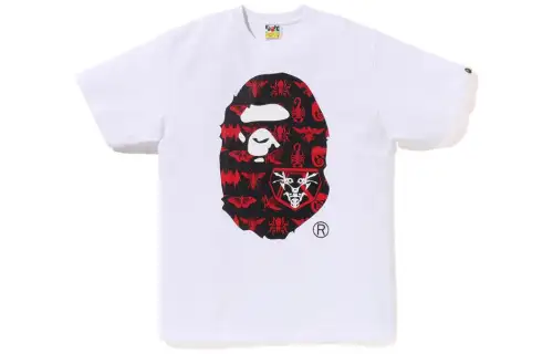 Bape X Shin Kamen Rider Ape Head Tee