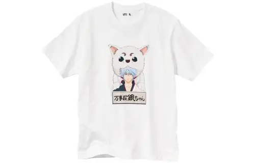 UNIQLO/X T Shirts Unisex White Crew Neck Moderate Straight Fit