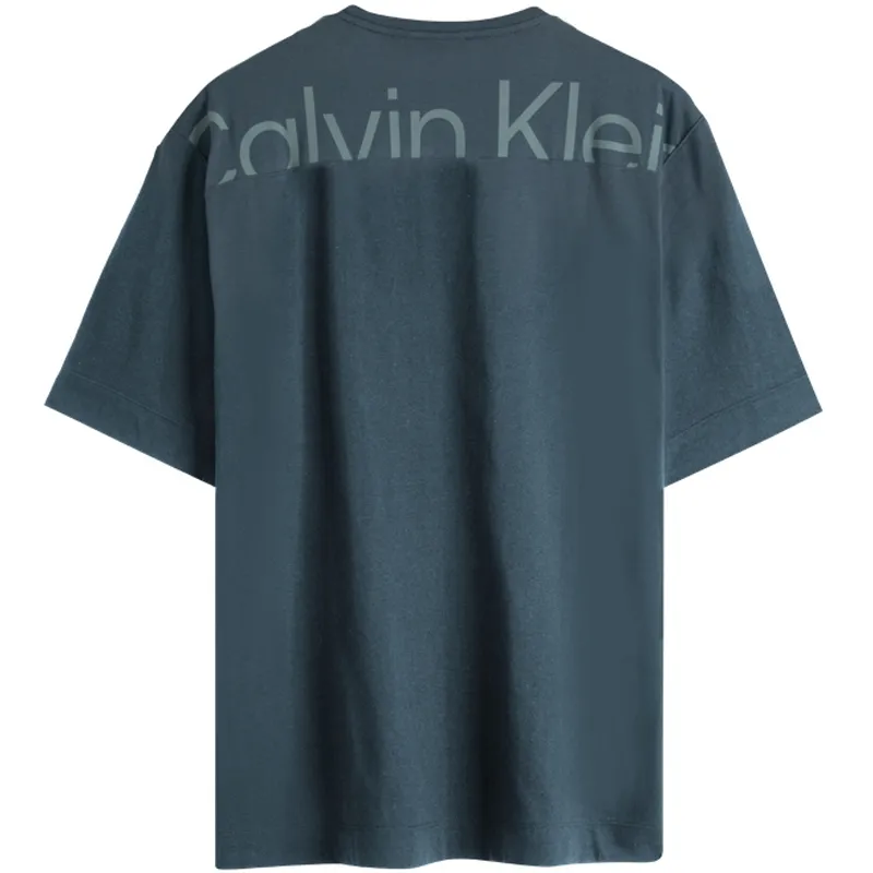 CALVIN KLEIN T Shirt Men's Gray Blue