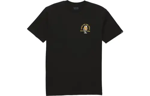 Vans Coldest In Town T Shirts Unisex Black Crew Neck Moderate Straight Fit