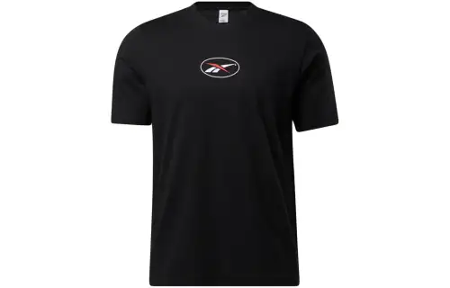 Reebok Cl Glitch Tee T Shirt Unisex Black