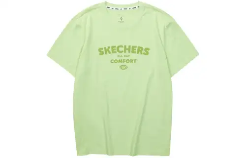 Skechers T Shirt Unisex Light Green