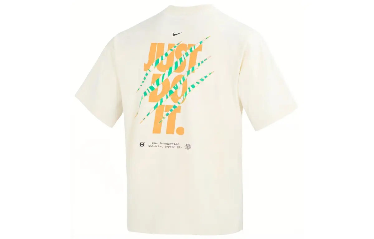 Nike T Shirt Men's Beige Yellow