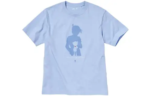 UNIQLO T Shirt Unisex Aqua Blue