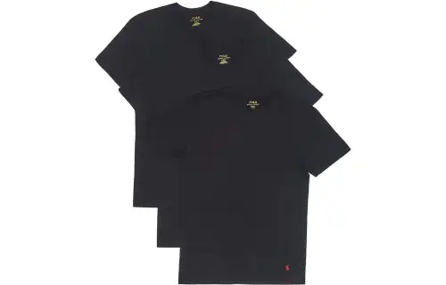 Polo Ralph Lauren T Shirt Classic Version Men's 3 Pack Black