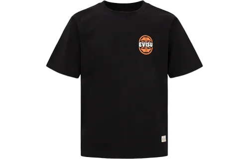 EVISU T Shirts Men's Crew Neck Moderate Straight Fit