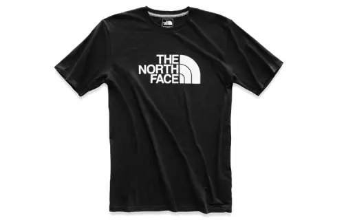 THE NORTH FACE T Shirts Men's Black Crew Neck Moderate Straight Fit