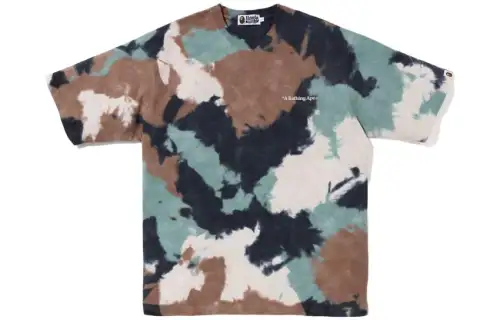 A BATHING APE T Shirts Men's Crew Neck Moderate Straight Fit
