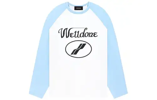 WE11DONE T Shirt Unisex Sky Blue
