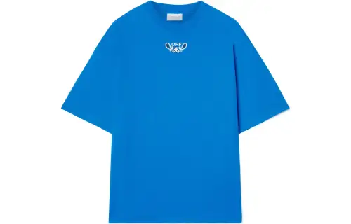 OFF-WHITE Arrow bandana-embroidered cotton T-shirt