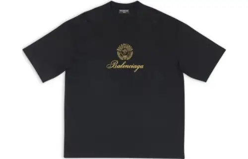 Balenciaga Qixi Crest Medium Fit T Shirt