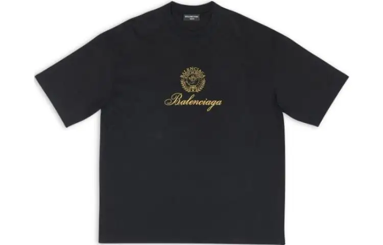 Balenciaga Qixi Crest Medium Fit T Shirt
