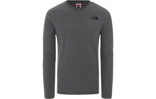 THE NORTH FACE T Shirts Men's Gray Crew Neck Moderate Straight Fit