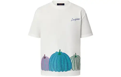 Louis Vuitton x Yayoi Kusama 20s pumpkin-printed crew neck t-shirt