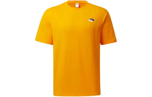 Reebok Drop Shoulder Sleeve T Shirt Unisex Gold