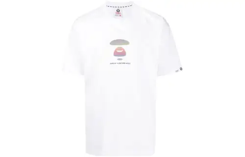 A BATHING APE Logo print Cotton T shirt