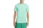 Nike T Shirts Men's Light Mint Crew Neck Moderate Straight Fit