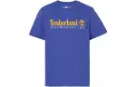 Timberland T Shirts Men's Dark Blue Crew Neck Moderate Straight Fit