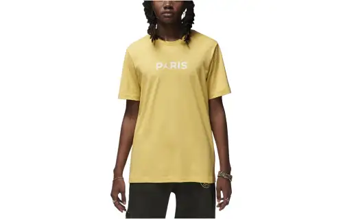 Jordan x PSG SS24 T Shirt Men's Yellow