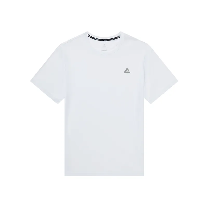 PEAK Running T Shirt Men's All White