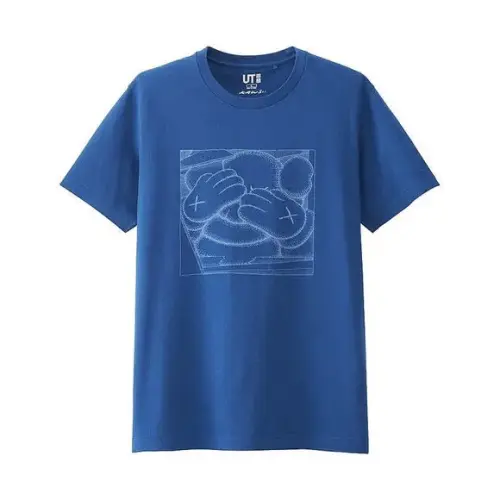 KAWS X UNIQLO Chum Tee Asia Sizing