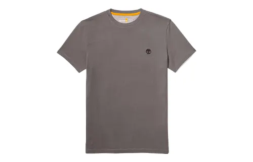 Timberland T Shirts Men's Gray Crew Neck Moderate Straight Fit