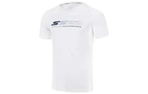 Skechers T Shirts Men's Crew Neck Moderate Straight Fit