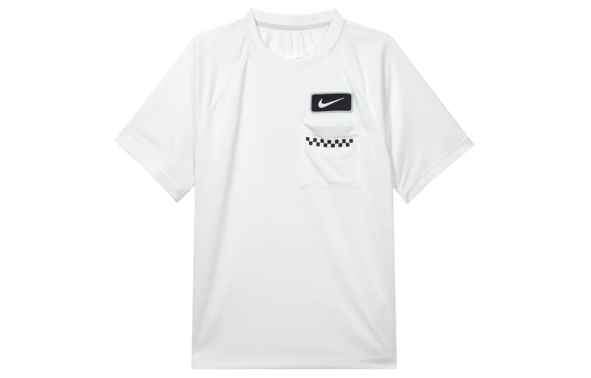 Nike T-Shirts Men's White Crew Neck Moderate