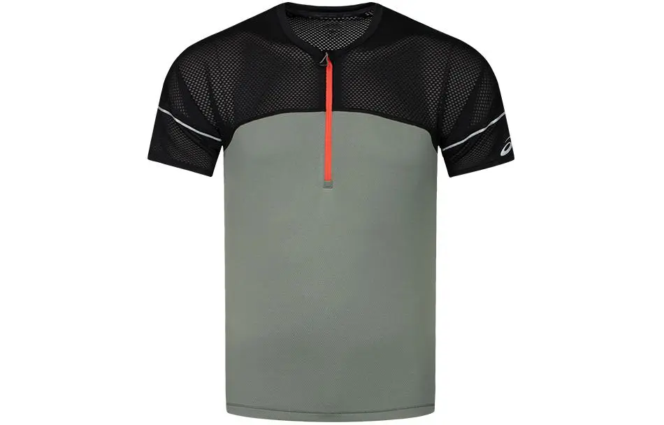 ASICS T Shirt Men's Army Green/Black