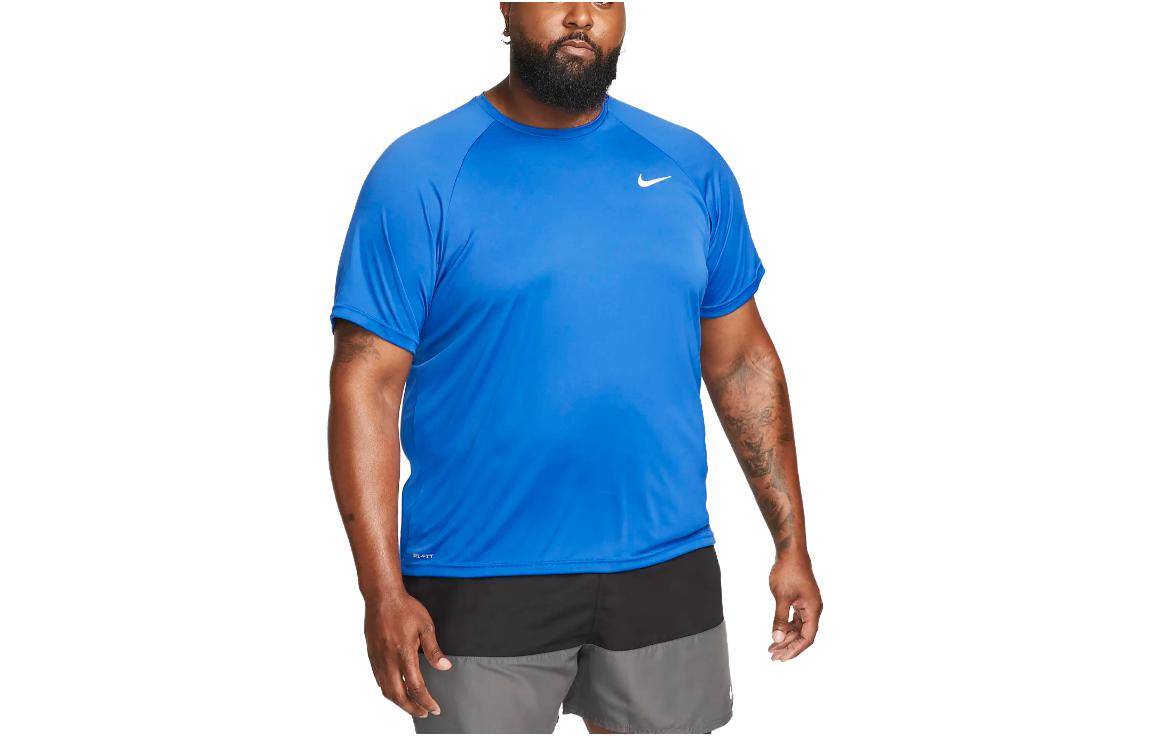 Nike Swim Hydroguard Essential Men's Dri-FIT Uv Short Sleeve Top (Big & Tall)