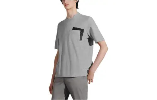 HERMES T Shirt Men's Light Gray