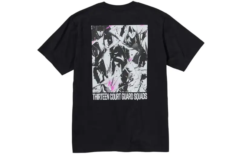 UNIQLO T Shirts Unisex Black Crew Neck Moderate Straight Fit